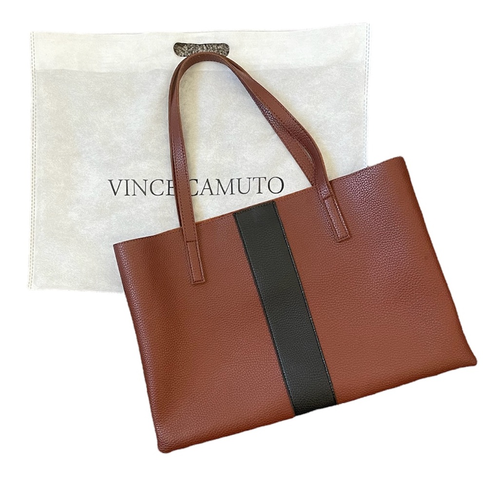 Vince Camuto Luck Tote in “Desert Red”